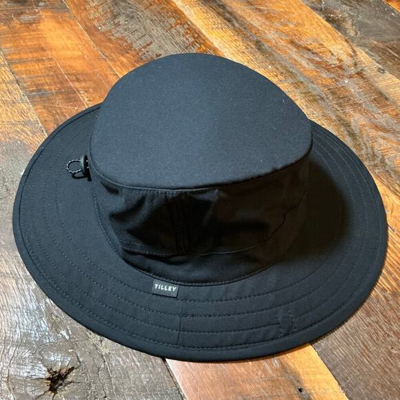TILLEY “The Clubhouse” Golf Bucket Hat Black Unisex Size S/P NWOT - Picture 2 of 8